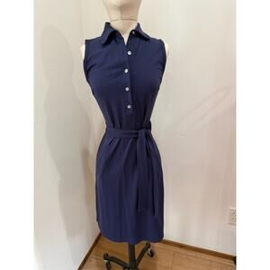 J. McLaughlin Women's XS Sleeveless Navy Dress Sport Golf Travel Resort
